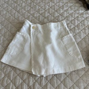 Zara Linen Skort. Size 10. Never worn, new with no tag.